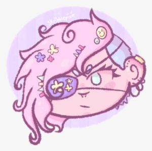 Crayon Colored Hair - Cartoon #187155