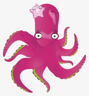 Octopus Png Transparent Free Images - ปลาหมึก การ์ตูน Png #187709