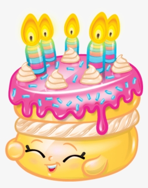 Free Icons Png - Shopkins Birthday Cake Character #187968