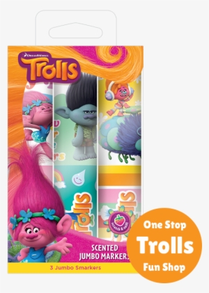 Shop - Scentco Inc. Dwt7005 Dreamworks Trolls Jumbo Smarkers #187989