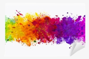 Abstract Artistic Watercolor Splash Background Self-adhesive - Color Splash Background Png #188288