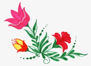 Colorful Corner Transparent - Flower Png File Free Download #188895