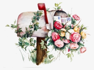 988 - Mailbox Watercolor #189219