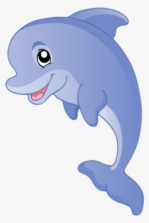 Clipart Shark Dolphin - Dolphin Cartoon #189221