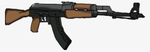 Ak47 Drawing Cartoon - Ak 47 Cartoon Png #189621