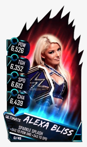 Supercard Alexabliss R10 Summerslam Supercard Alexabliss - Wwe Alexa Bliss 3d #189688