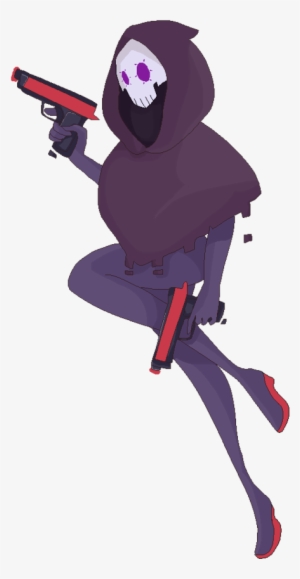 Sombra Transparent Pixel - Overwatch Female Reaper #1800476