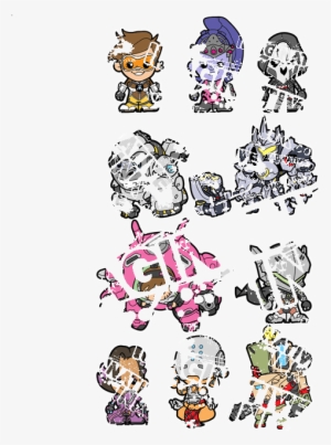 Bastion, Dva, Genji, Overwatch, Reaper, Reinhardt, #1800585 Bastion, Dva, Genji, Overwatch, Reaper, Reinhardt, #1800585