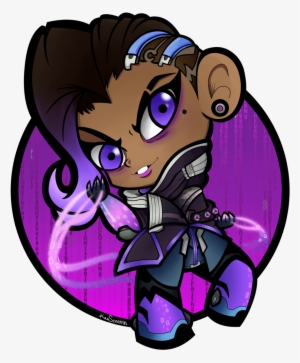 Sombra [1 Of 9 Overwatch Sticker Series 2] - Sombra #1800618
