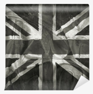 Grunge Union Jack Flag Background Wall Mural • Pixers® - Uk Eu And Usa #1801034