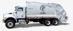 Left Side View Of A New Way King Cobra Rear Loader - Garbage Truck Png Side View #1801204