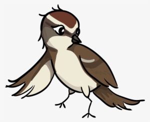 The Monkeys And Fireflies - Sparrow Clipart #1803026