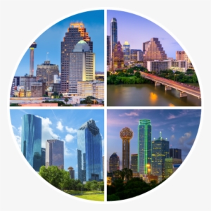Swiftlease Assists Small Businesses In Combing Through - Poster: Hackemann's Skyline Of Houston, Texas, 61x41cm. #1803053