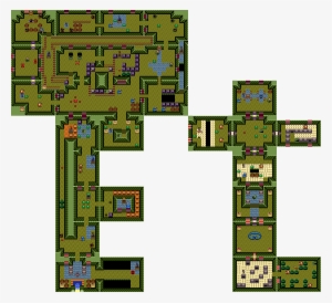 Key Cavern Map - Link's Awakening Level 3 Map - Free Transparent PNG ...