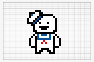 Stay Puft Marshmallow Man Pixel Art #1804278