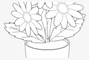 Download Wallpaper - Drawing Vase With Flowers #1804514