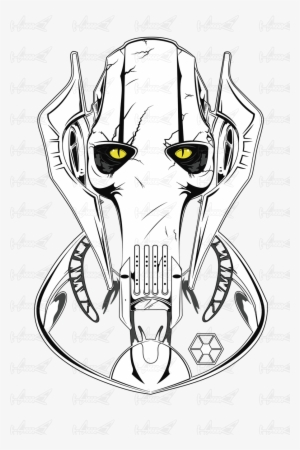 how to draw general grievous step by step