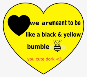 Black And Yellow Heart Clip Art - Balaton Felvidéki Nemzeti Park #1804681