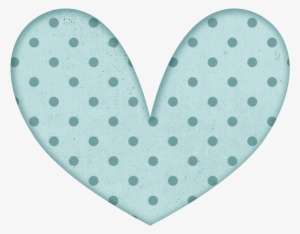 Blue Heart - Yellow - - Blue Heart Polka Dot Transparent #1804711