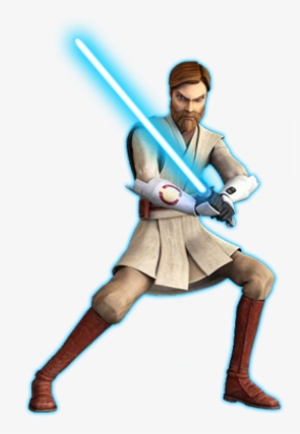 Obi Wan Kenobi - Obi Wan Clone Wars Png #1804829