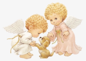 Puppy Clipart Angel - Animales Gif Angeles #1804921