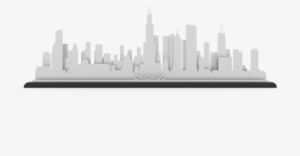 Chicago Stainless Steel Skyline - Chicago Skyline Png #1805879