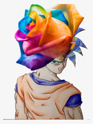 Gokus Final Form Rainbow Rose #1807664