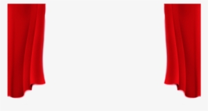 Red Festive Curtain Decoration Vector - Red #1807752