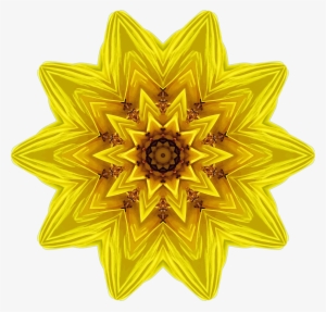 This Free Icons Png Design Of Sunflower Kaleidoscope #1808208