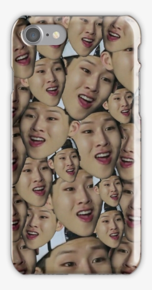 Monsta X Face Collage Iphone 7 Snap Case - Mobile Phone Case #1808317