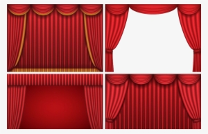 Theater Drapes And Stage - Curtain Theatre #1808418