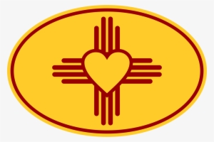 Heart Zia Symbol Decal - Zia Symbol Santa Fe #1809193