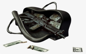 Share This Image - Guns And Money Png #1809666