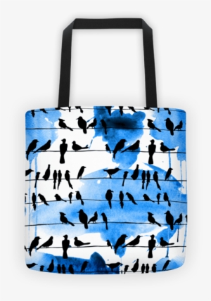 Chillin Birds Tote Bag - Obraz Really Nice Things Bird Lines #1809784