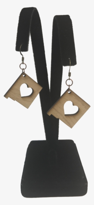 Nm Heart Zia Earrings - New Mexico #1809809