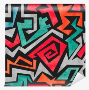 Watercolor Graffiti Seamless Pattern - Colorful Graffiti Vector #1809866 Watercolor Graffiti Seamless Pattern - Colorful Graffiti Vector #1809866