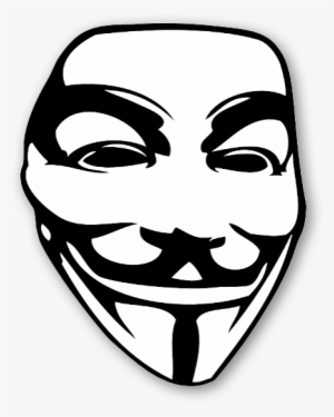 Anonymous Mask Png Transparent Image - Guy Fawkes Mask Clipart #1809987