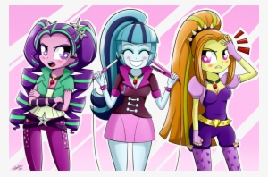 Adagio Dazzle, Alternate Hairstyle, Aria Blaze, Artist - Mlp The Dazzlings Anime #1810175