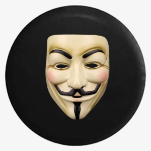 Anonymous Mask Guy Fawkes Revolution Jeep Camper Spare - Guy Fawkes #1810200