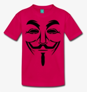 Kids' Premium T-shirt - Hacker Face Black And White #1810277