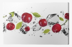 Fototapeta Samolepící Do Kuchyně - Višně Ve Vodě #1810891