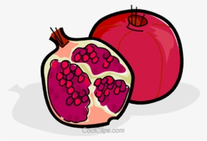 Sliced Pomegranate - Cartoon Pomegranate Png #1811188