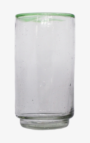 Green Rim Large Stacking Glass - Glass #1811538