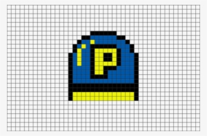 Pow Button Mario Pixel Art - Mario Christmas Pixel Art #1812472