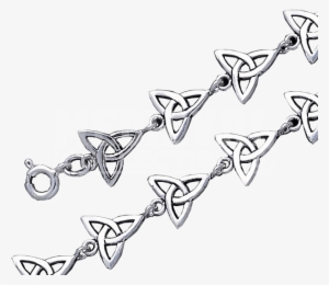 Silver Triquetra Knot Bracelet - Triquetra #1813317