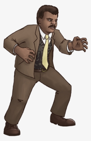 Neil Degrasse Tyson And Isaac Newton As Characters - Cartoon #1813374