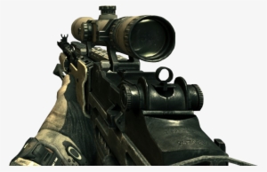 M14 Ebr Scoped Mw3 - Call Of Duty Mw3 M14 #1813446