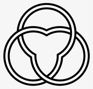 File - Trefoil-triquetra - Svg - Symbol Of Unbreakable Bond #1813551