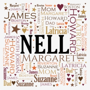 Family Word Art Throw Pillow - Calligraphy #1814888