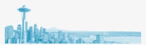 Cloud Data Next Conference - Seattle Skyline Transparent #1815493